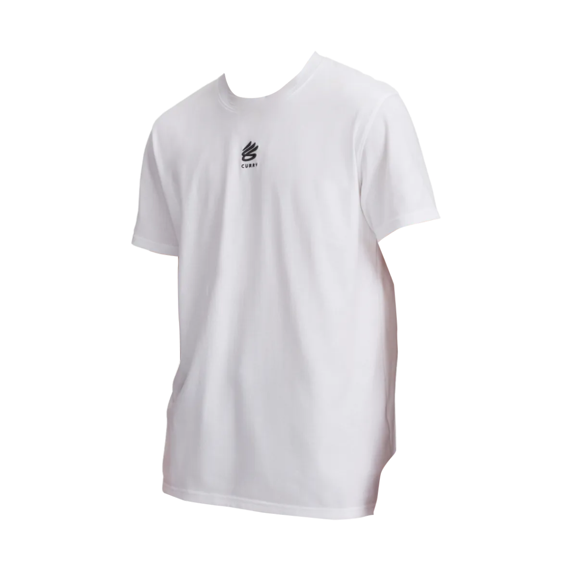 1387107-100 Under Armour Curry Logo T-Shirt White Black