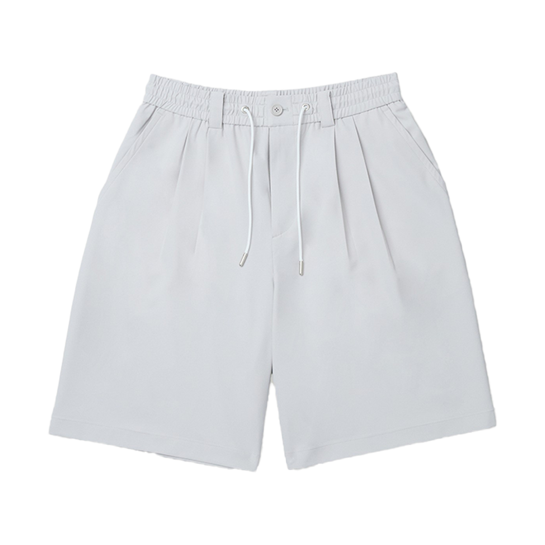 이로 스트레쳐블 투턱 밴딩 버뮤다 쇼츠 아이보리(Iro Stretchable Two-Tuck Banding Bermuda Shorts Ivory)