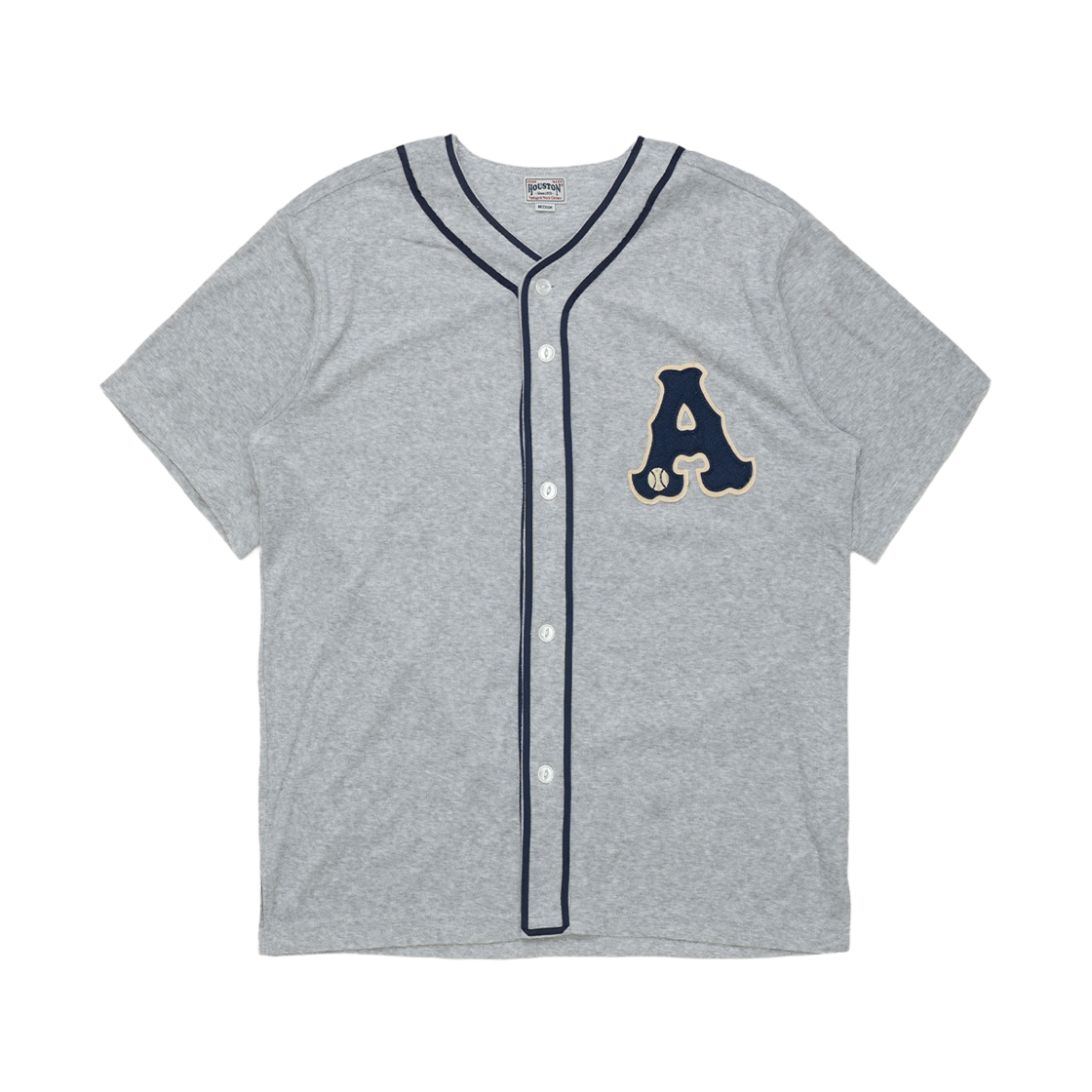 휴스턴 재팬 파일 베이스볼 셔츠 애쉬 그레이 41324(Houston Japan Pile Baseball Shirt Ash Grey 41324)