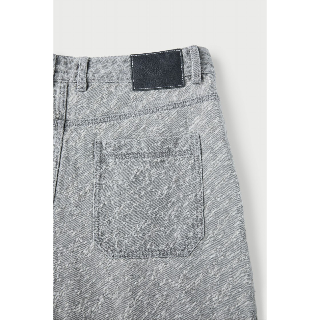 이로 칼리오팔 투 핀턱 라이트 데님 숏 팬츠 그레이(Iro Caliopal Two-Pintuck Light Denim Short Pants Gray) - 6