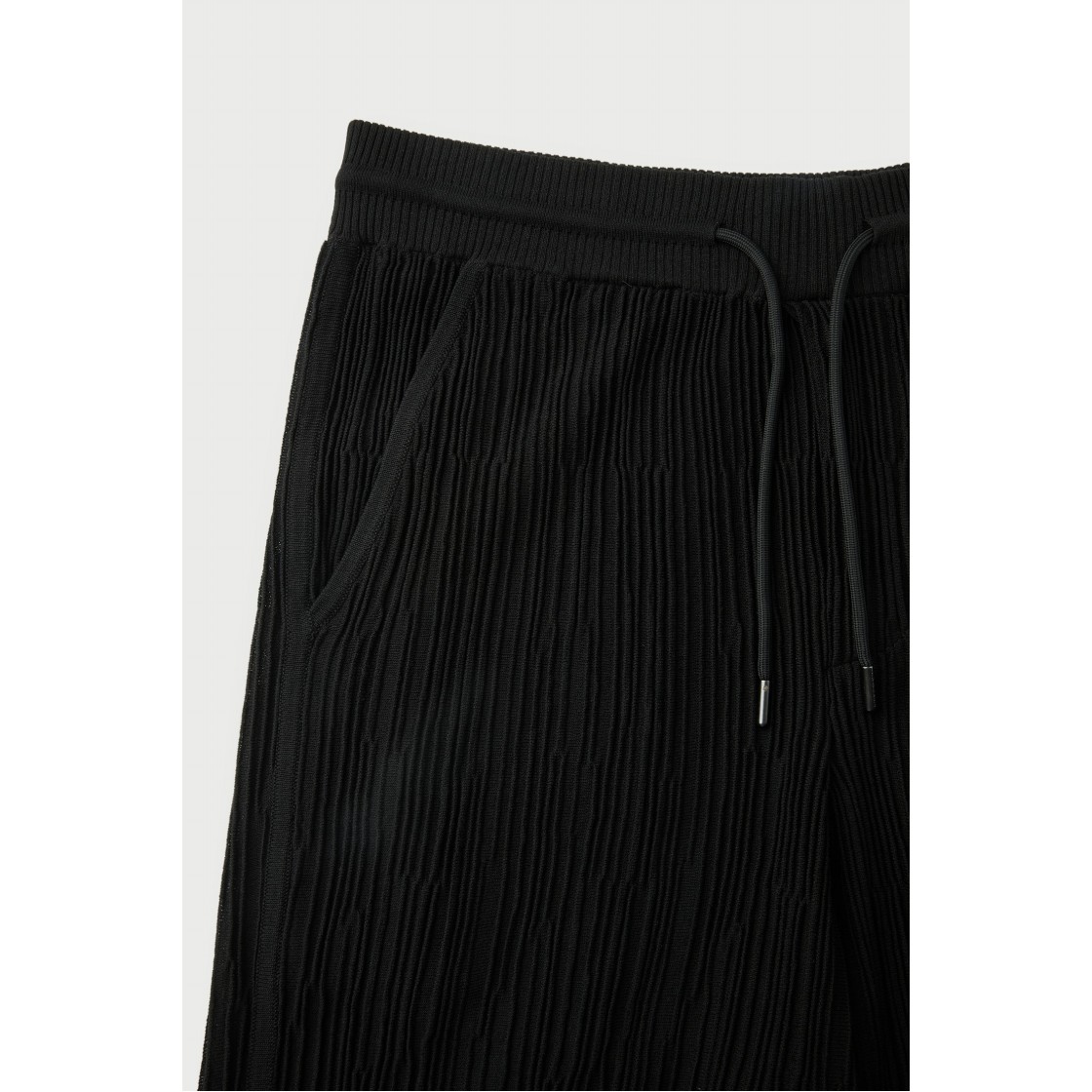 이로 엠플리츠 니트 플리츠 쇼츠 블랙(Iro Mpleats Knit Pleats Shorts Black) - 5