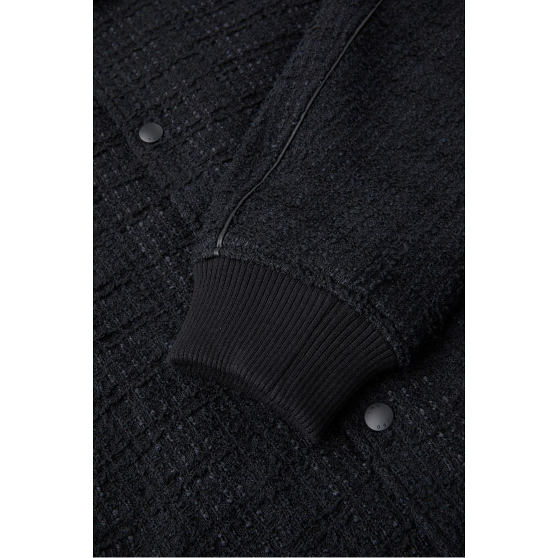 이로 로 필리파 니트 텍스처드 카라 자켓 블랙(Iro Ro Philippa Knit Textured Collar Jacket Black) - 6