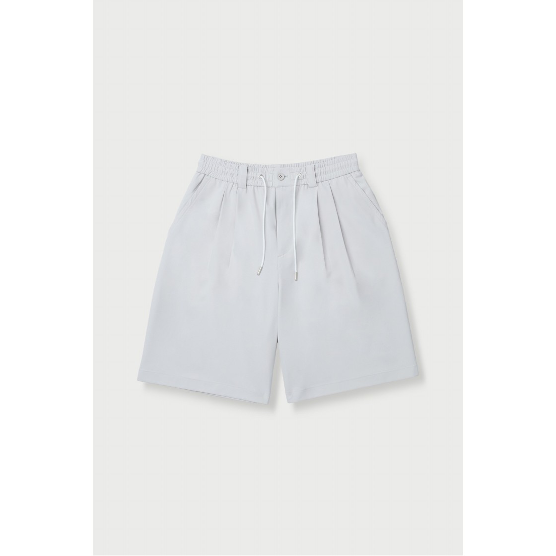 이로 스트레쳐블 투턱 밴딩 버뮤다 쇼츠 아이보리(Iro Stretchable Two-Tuck Banding Bermuda Shorts Ivory) - 2