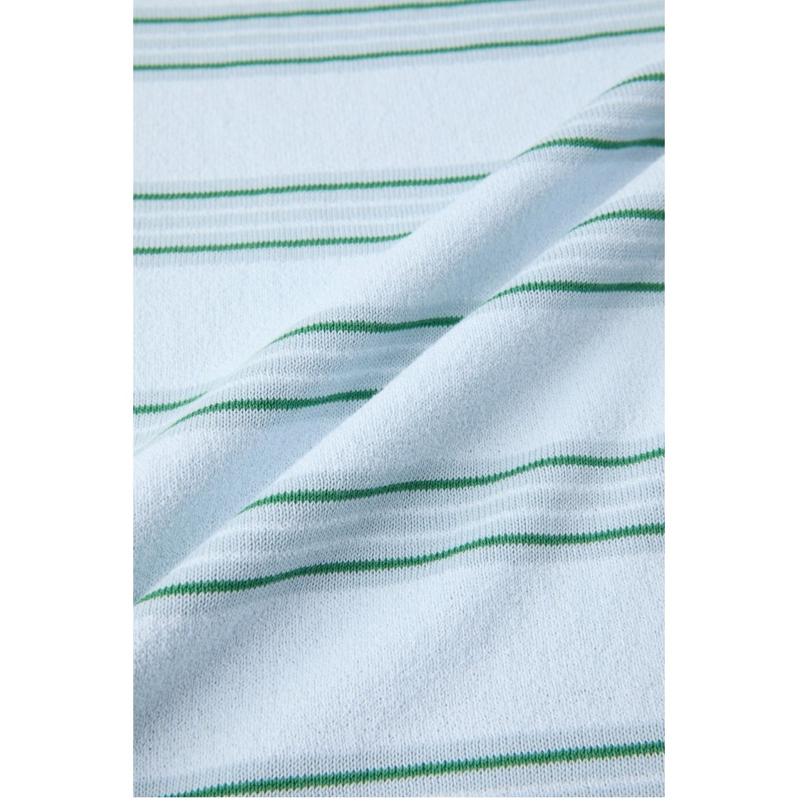이로 마레 카라 스트라이프 테리 반팔 스웨터 라이트 민트(Iro Maree Collar Stripe Terry Short Sleeve Sweater Light Mint) - 6