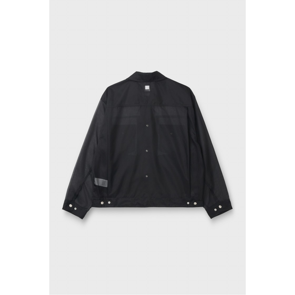 이로 에어론 시어 립스탑 트러커 블랙(Iro Aeron Sheer Ripstop Trucker Jacket Black) - 4