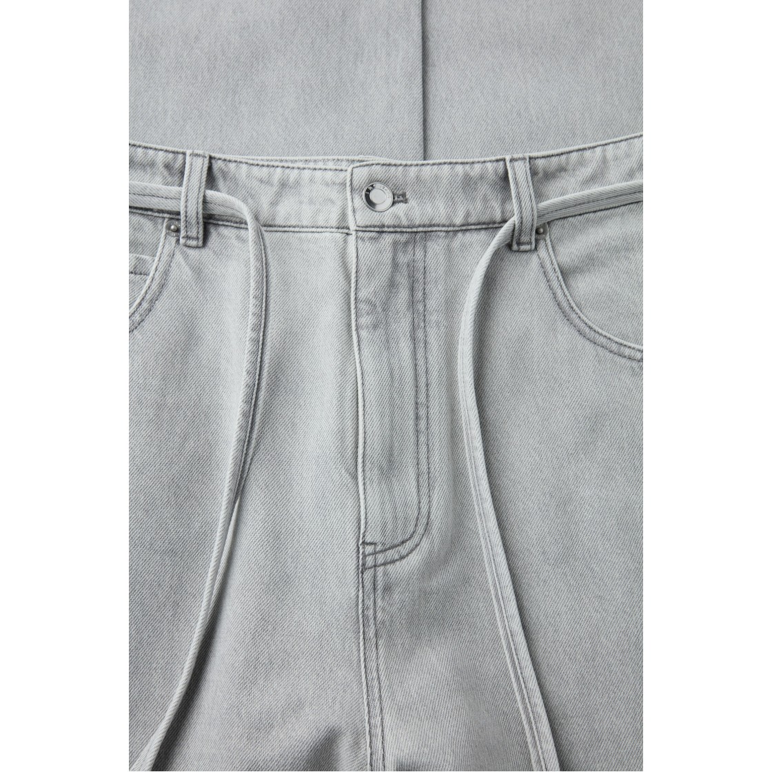이로 주노 스트링 데님 팬츠 그레이(Iro Junoh String Denim Pants Gray) - 4