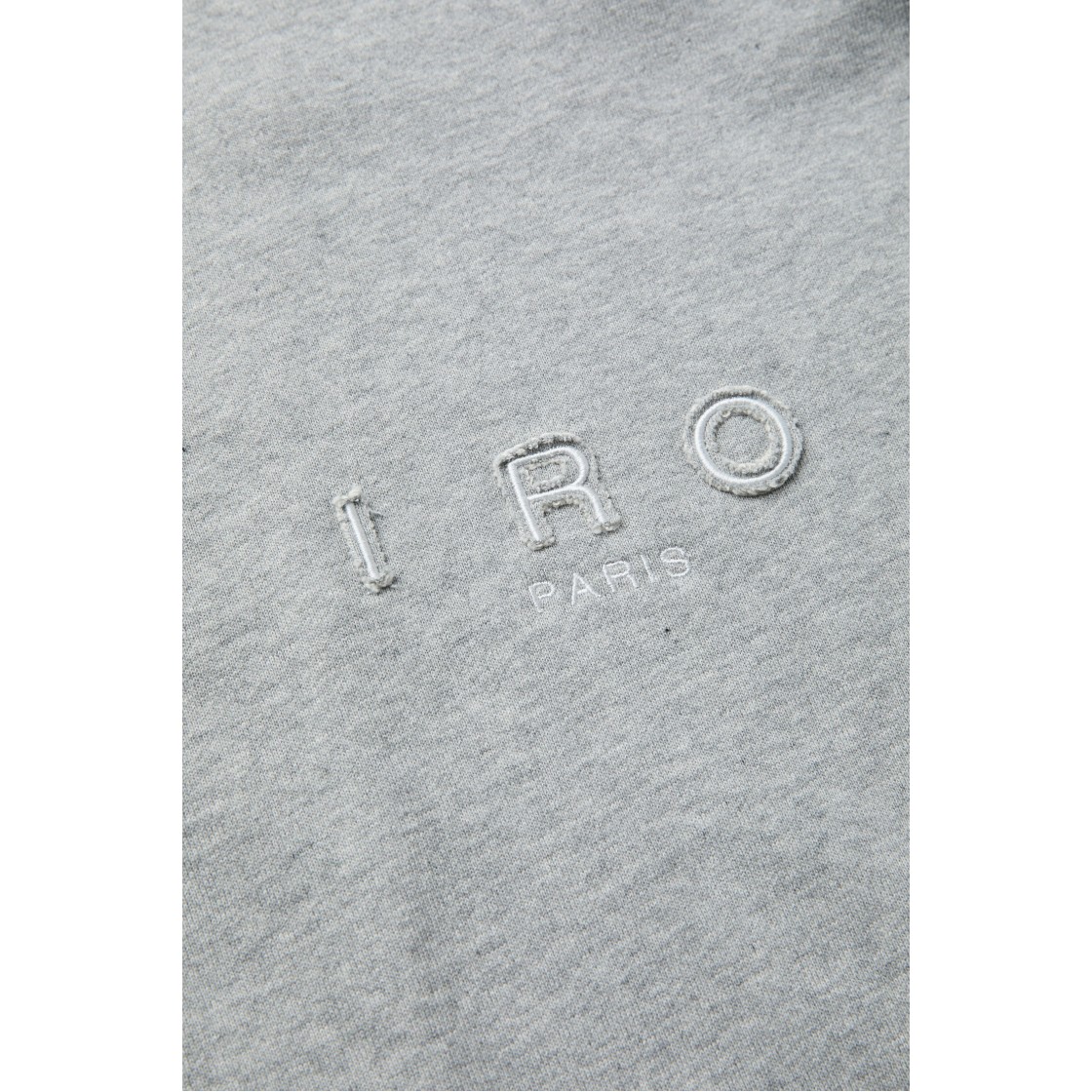 이로 크루슈 베이직 로고 후드 집업 그레이(Iro Cruche Basic Logo Hood Zip-Up Gray) - 6