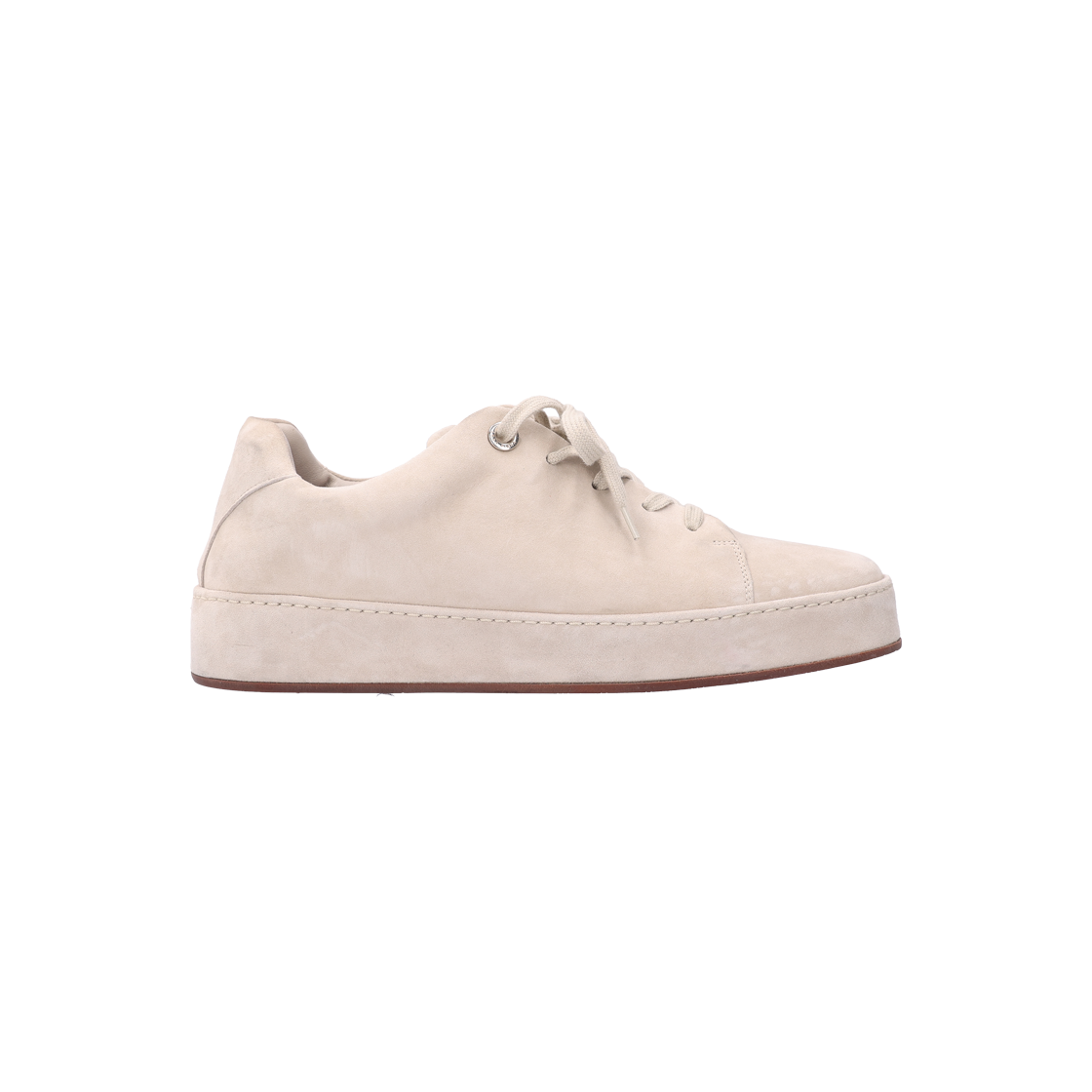 IT9FL3MVMT6D Loro Piana FAI2574 Nuage Suede Goat Skin Sneakers in Light Beige