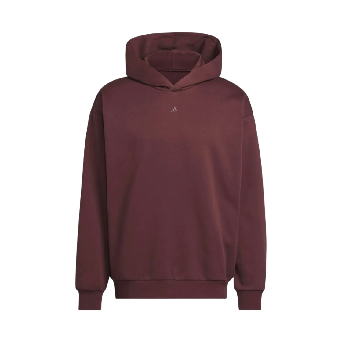 JD6145 Adidas Basketball Fleece Hoodie Gender Neutral Aurora Ruby Brown - KR Sizing