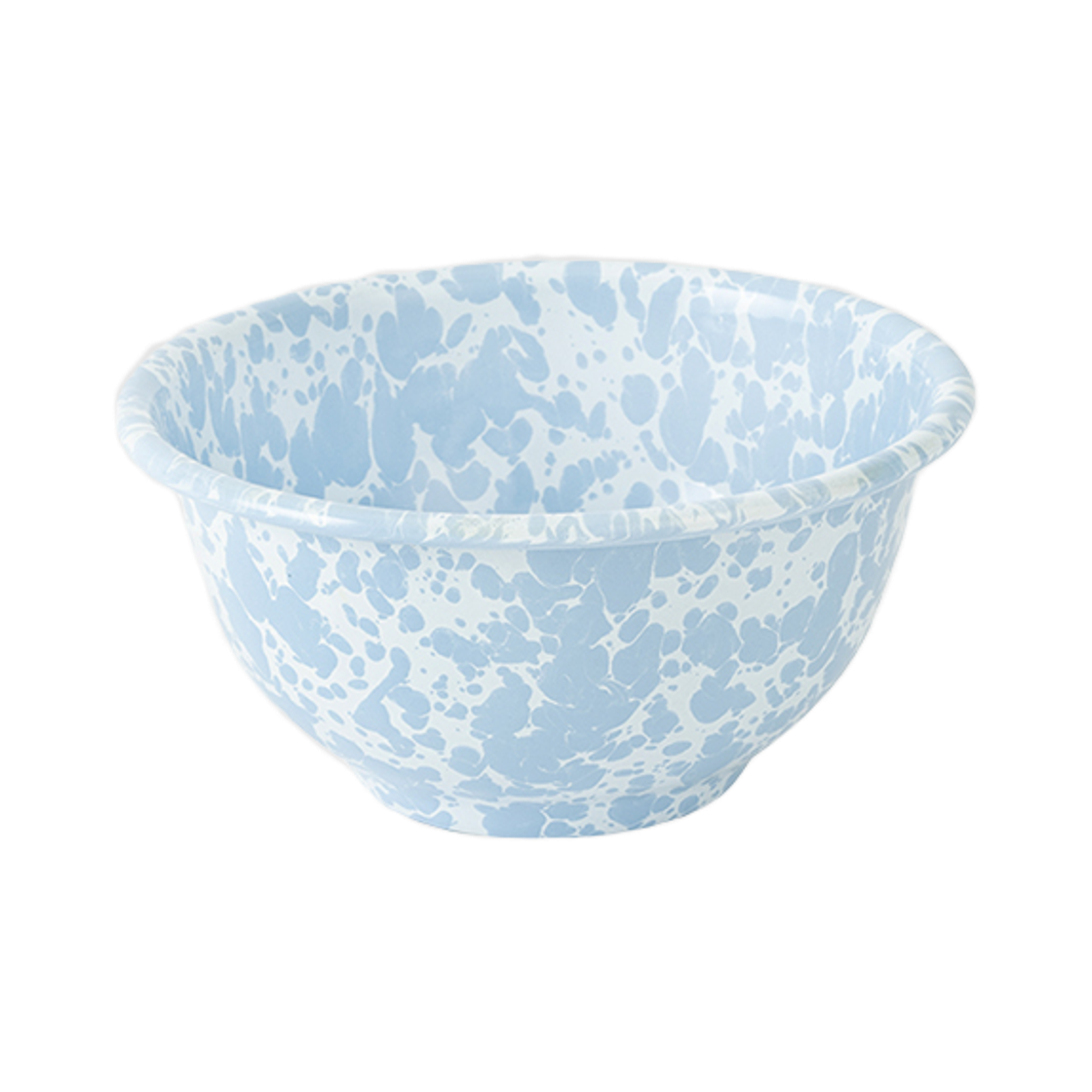 D02BBM CROW CANYON D02 Yougurt Bowl Baby Blue Marble