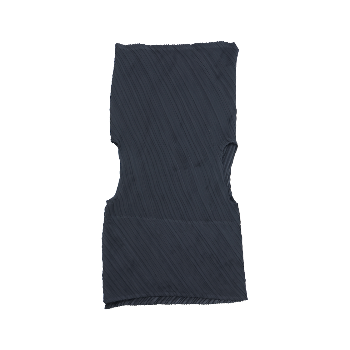 ITTOSG63PWU9 Issey Miyake PP56JK402 Zip Vest Sleeveless Top Black