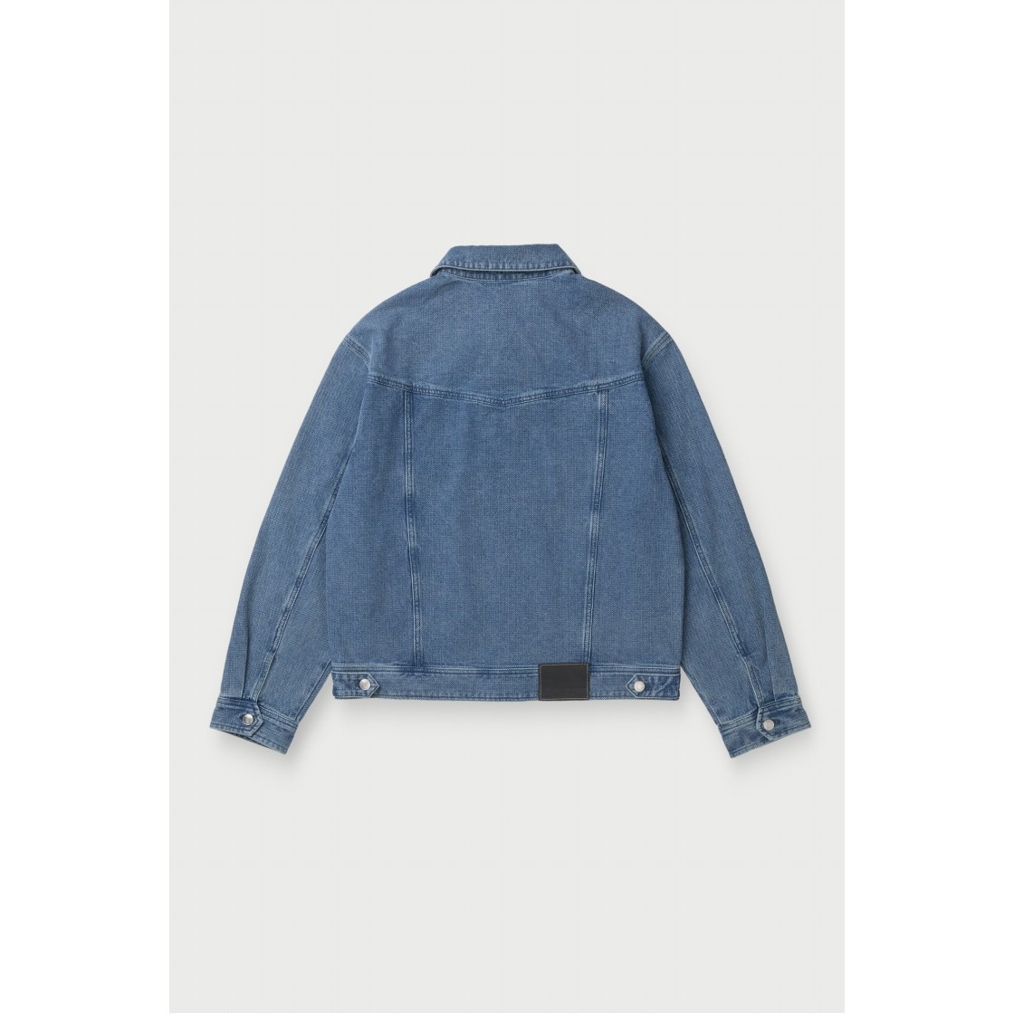 이로 카신 워시드 데님 트러커 자켓 블루(Iro Cassine Washed Denim Trucker Jacket Blue) - 3