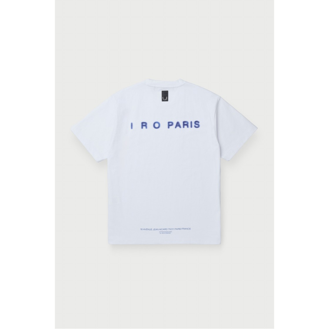 이로 블러 페이드 로고 반팔 티셔츠 화이트(Iro Blur Faded Logo Short Sleeve T-Shirt White) - 3