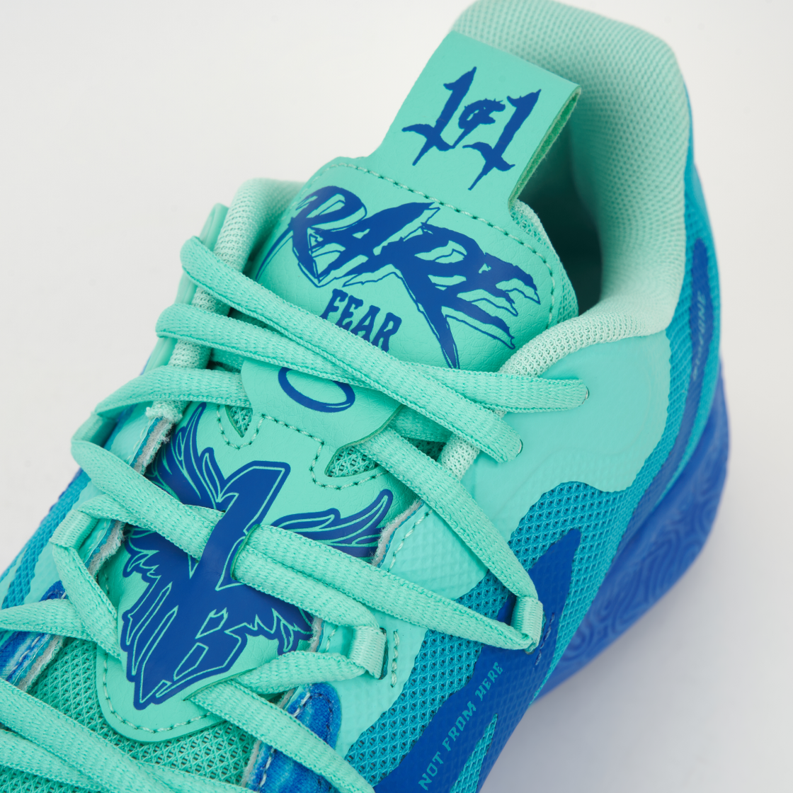 푸마 라멜로 볼 MB.03 로 팀 하이퍼링크 블루 브라이트 아쿠아(Puma Lamelo Ball MB.03 Lo Team Hyperlink Blue Bright Aqua) - 7
