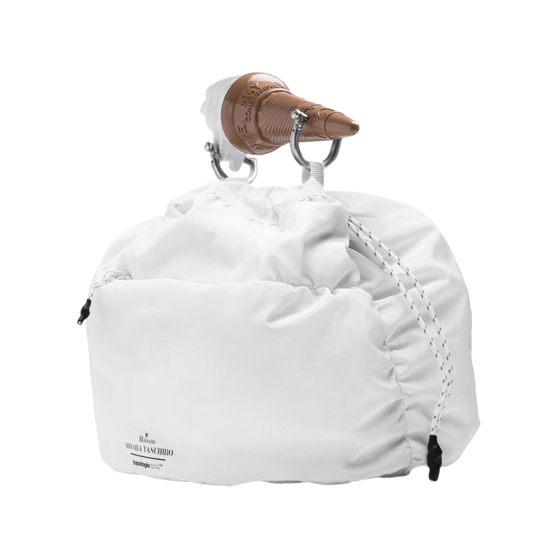 메종 미하라 야스히로 x 토폴로지 엑스트라 퍼프 버킷 소프트 서브 화이트(Maison Mihara Yasuhiro x Topologie Extra Puff Bucket Soft Serve White) - 2