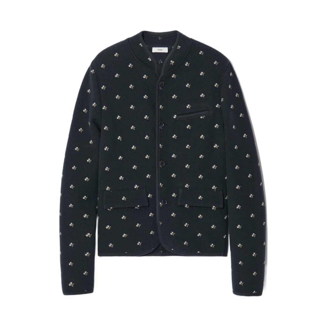 리에르 워커 자켓 애슬레틱 플라워즈 플롬브(Rier Walker Jacket Athletic Flowers Plombe)