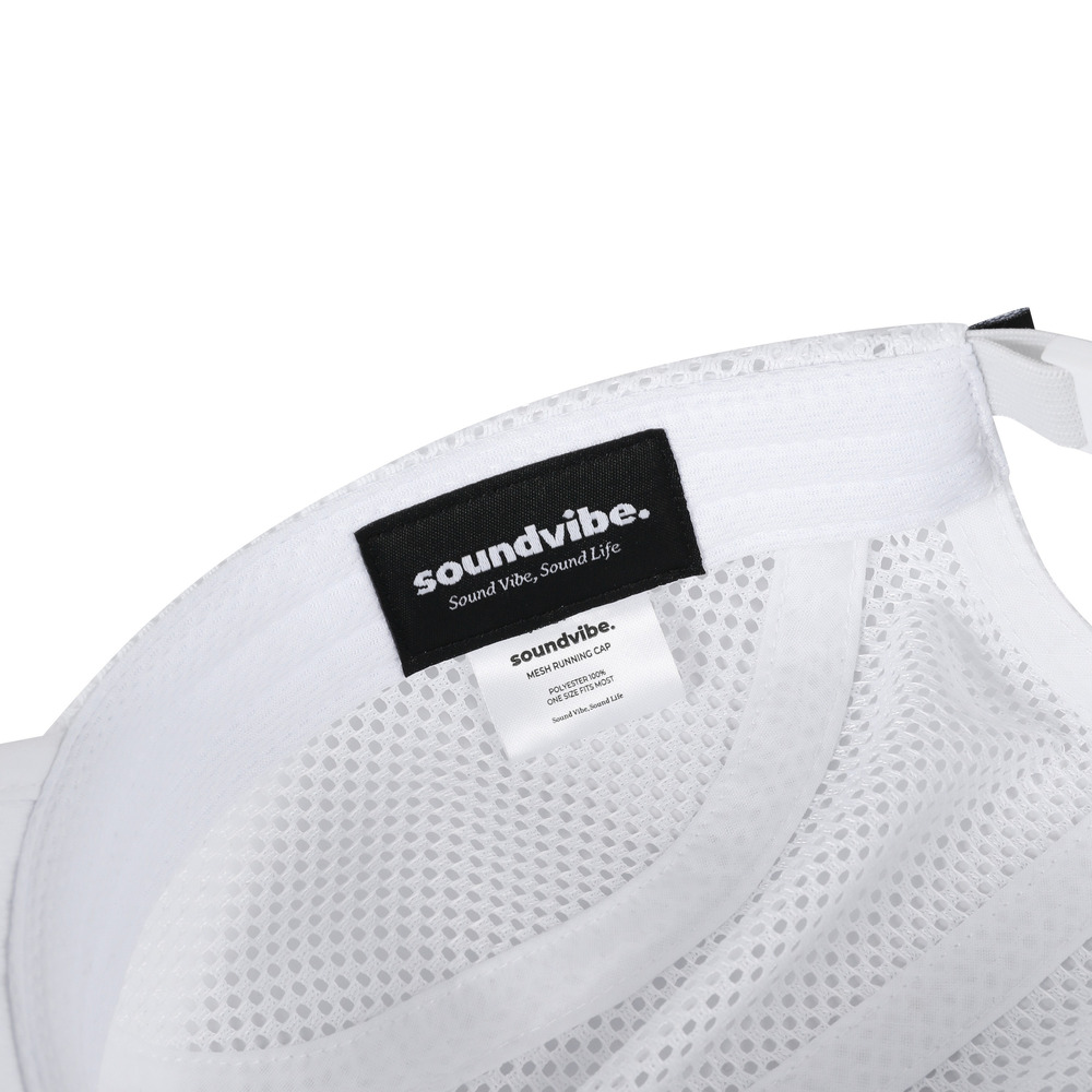 사운드바이브 메쉬 러닝 캡 흰색(soundvibe Mesh Running Cap White) - 6