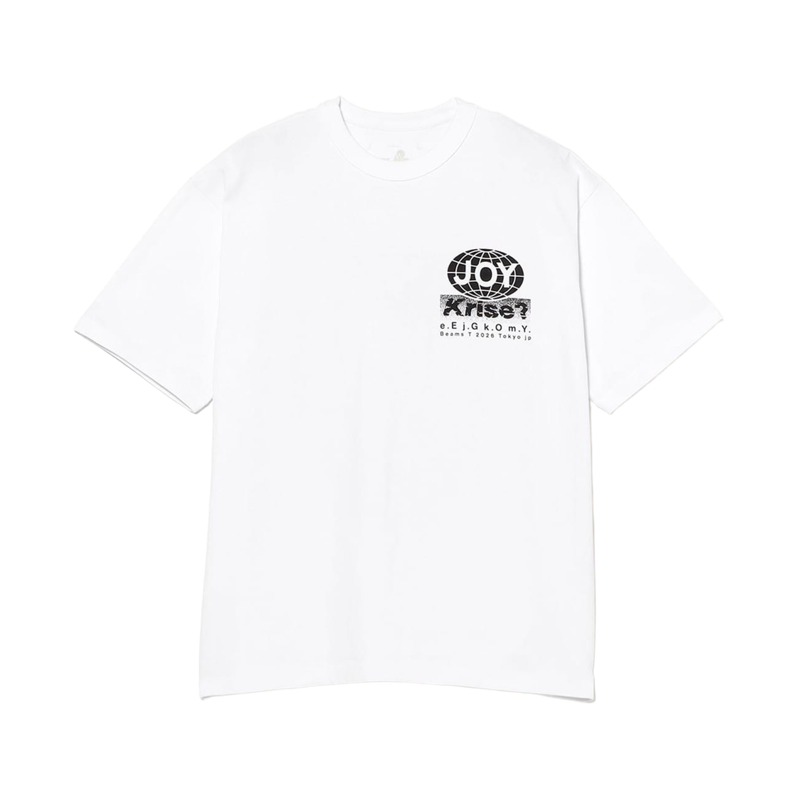 75-08-1584-146 Beams T x Eric Elms Short Sleeve T-Shirt 2 White