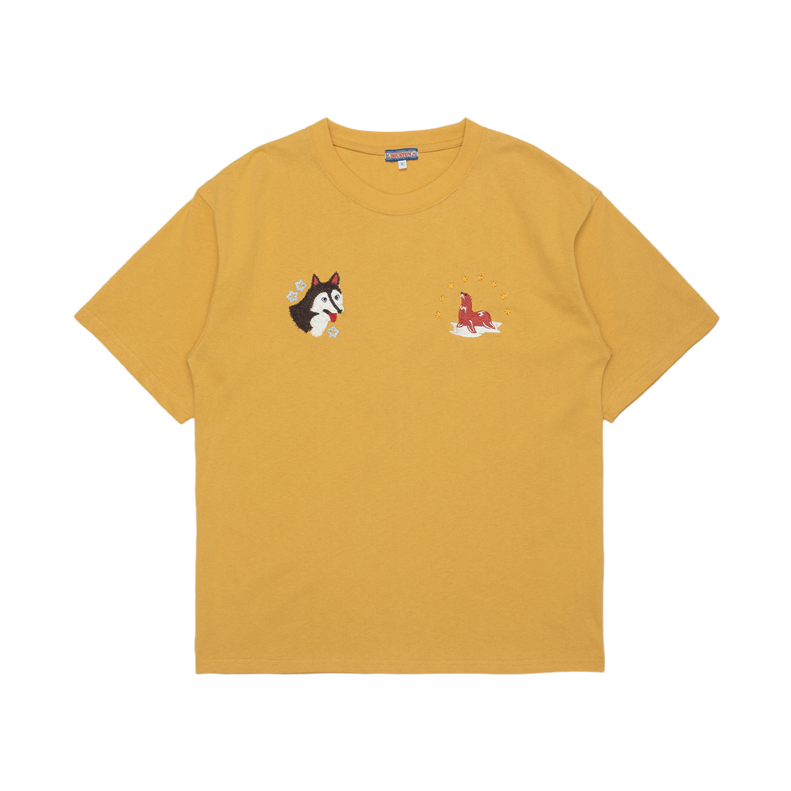 휴스턴 재팬 엠브로이더리 티 알래스카 옐로우 2049W(Houston Japan Embroidery Tee Alaska YELLOW 2049W) - 1