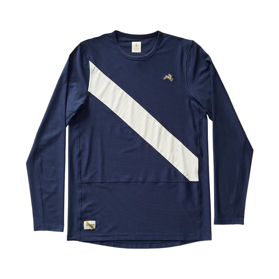 트랙스미스 반 코틀런트 롱슬리브 네이비 아이보리(Tracksmith Van Cortlandt Long Sleeve Navy Ivory)