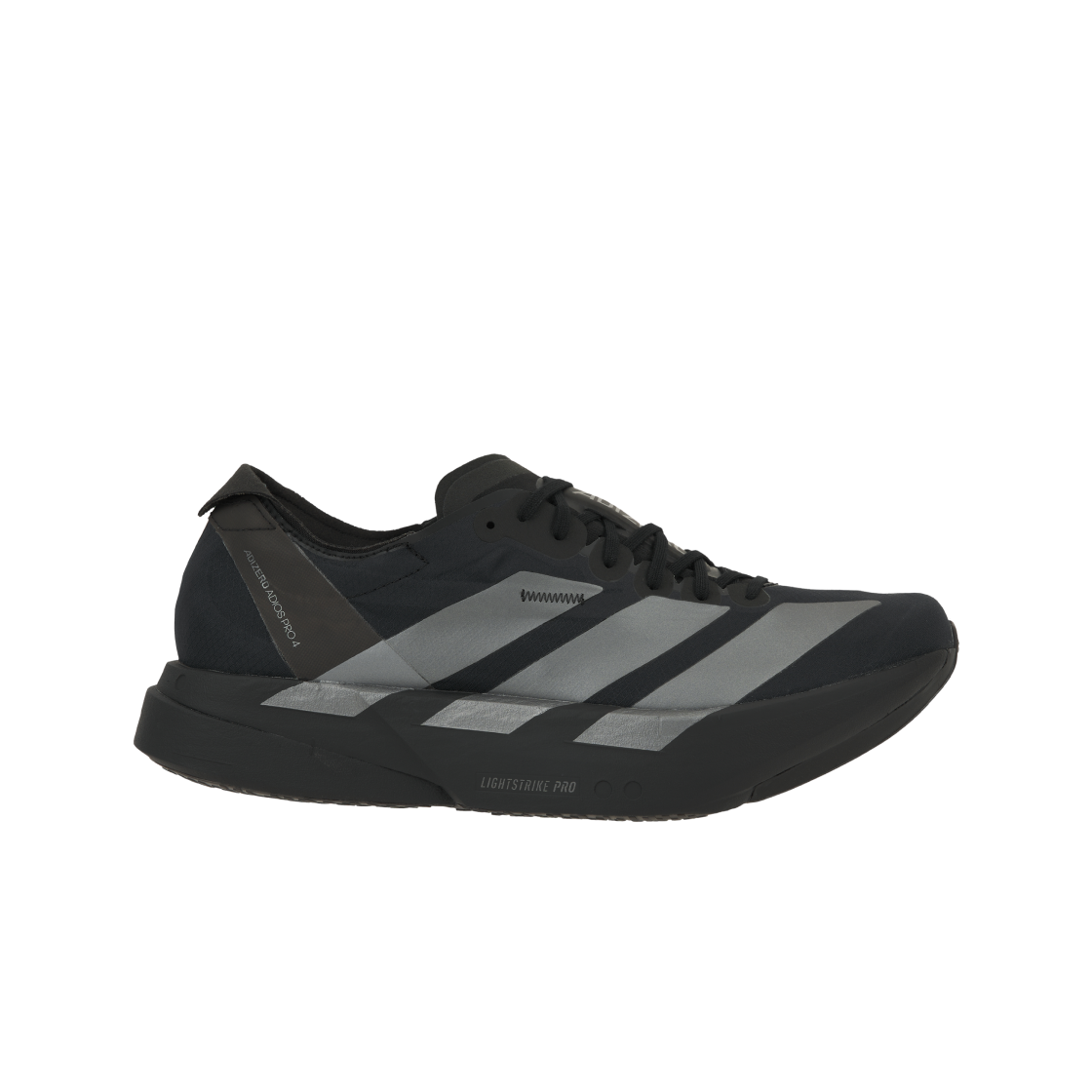 아디다스 아디제로 아디오스 프로 4 코어 블랙 아이언 메탈릭(Adidas Adizero Adios Pro 4 Core Black Iron Metallic)