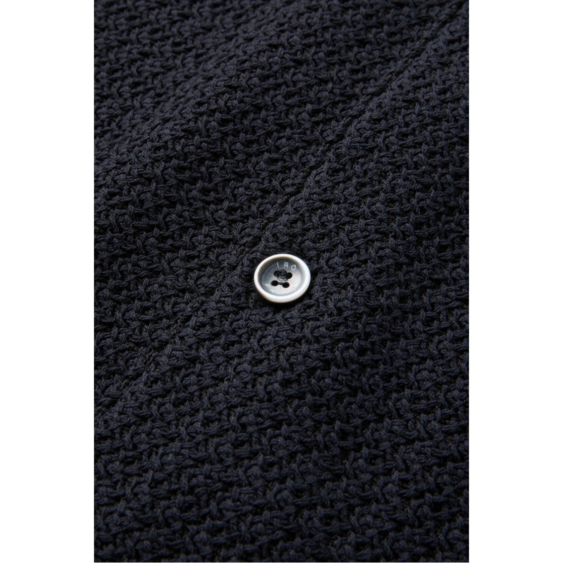 이로 베르뒤르 크로쉐 반팔 자수 셔츠 블랙(Iro Verdures Crochet Short Sleeve Embroidered Shirt Black) - 6