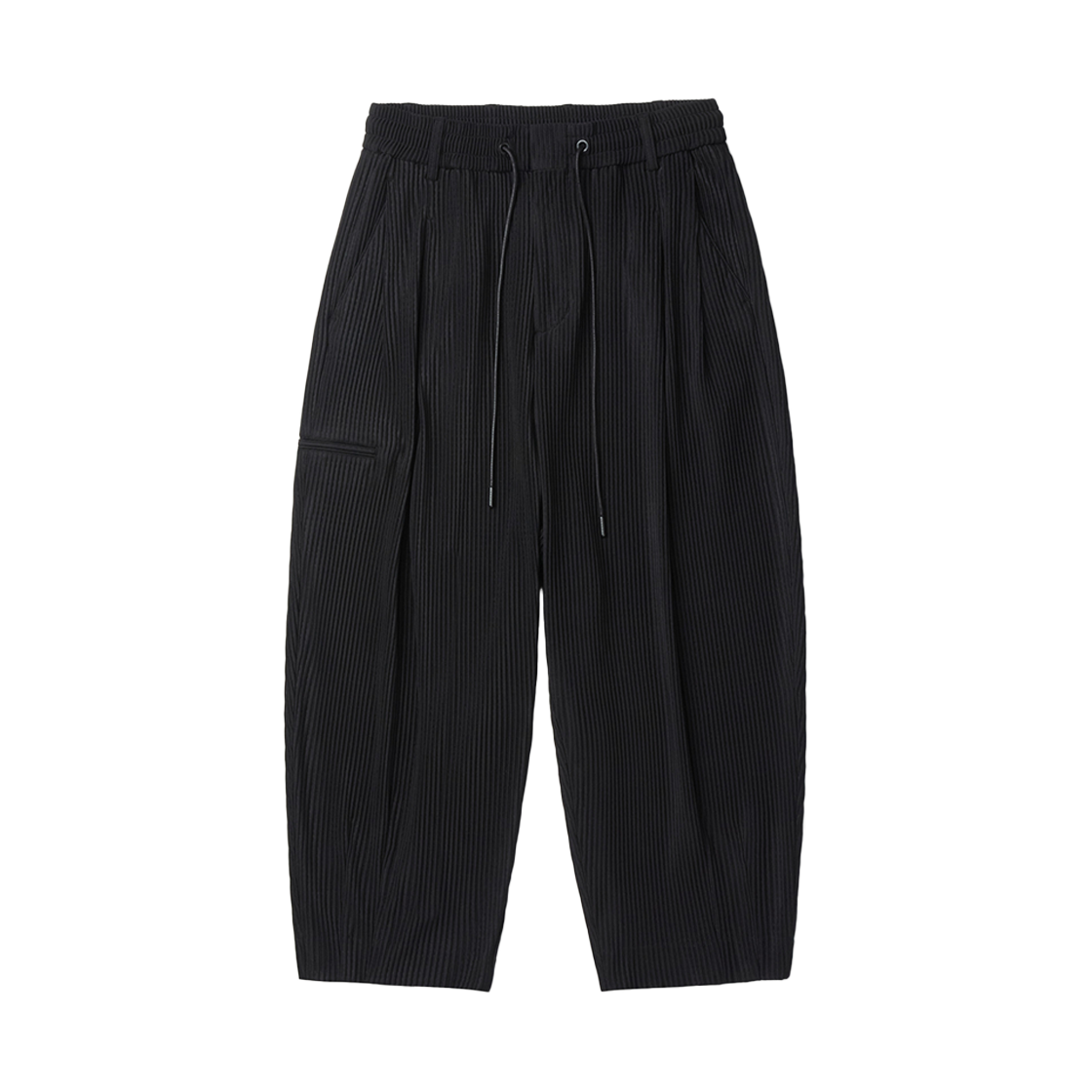 이로 녹턴 플리츠 캐롯핏 팬츠 블랙(Iro Nocturne Pleats Carrot Fit Pants Black)