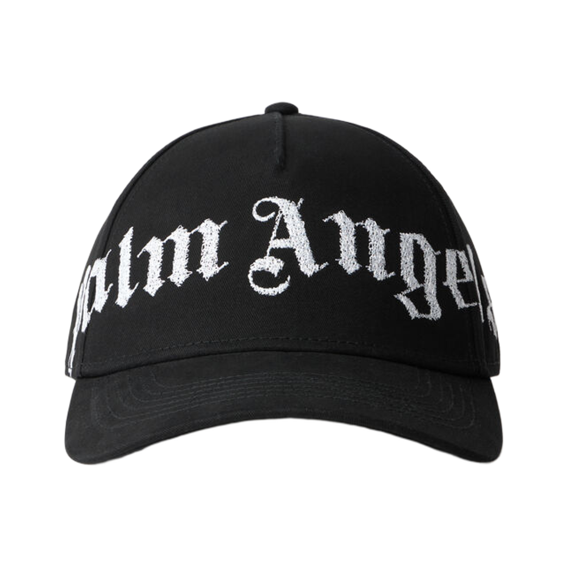 팜엔젤스 오버로고 볼캡 - 블랙 오프 화이트(Palm Angels Overlogo Cap - Black Off White)