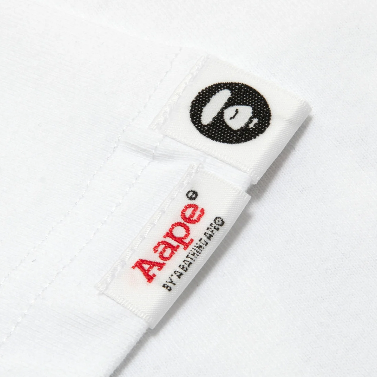에이프 베이직 티 화이트 - 26SS(AAPE Basic Tee White - 26SS) - 5