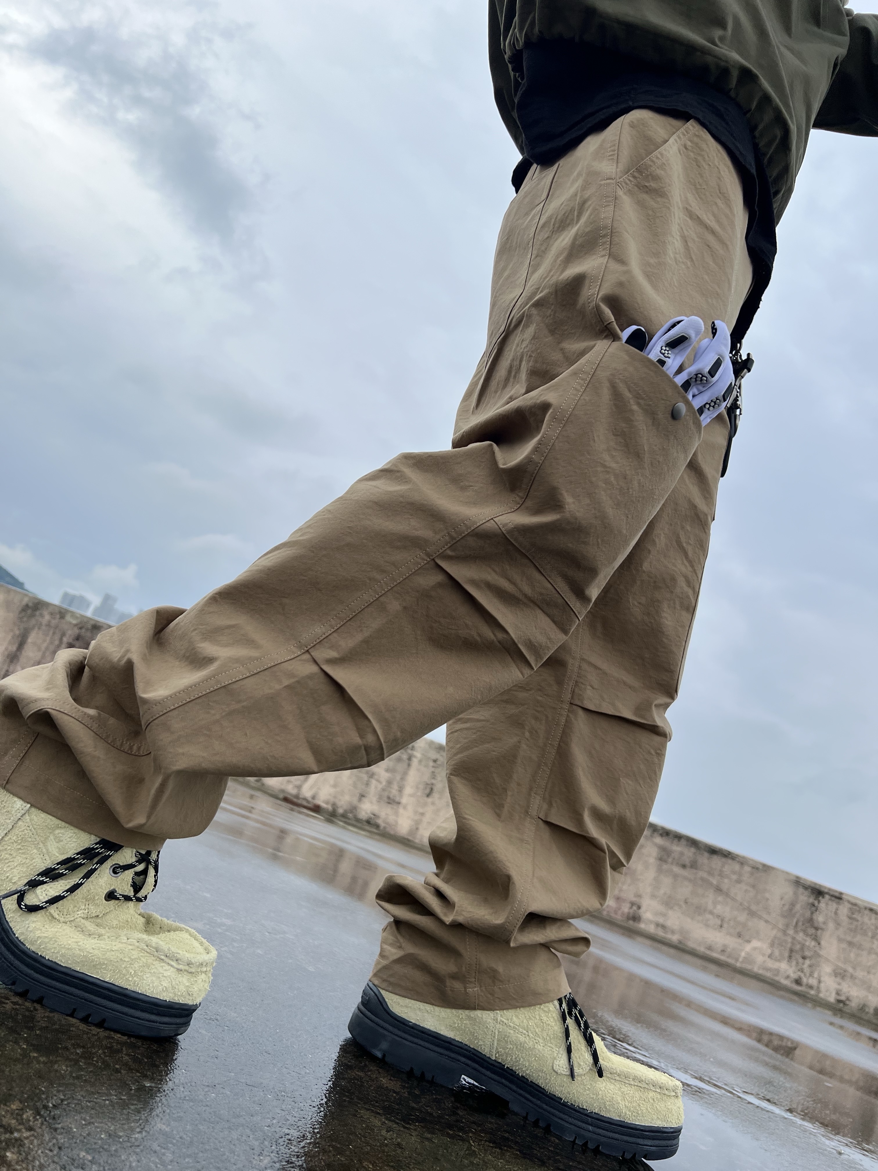 Timberland Heritage Gore-Tex Moc Toe Mid Boots Light Green Suede - Wide, Honda Motorcyle Gloves White 착용 스타일 - 1