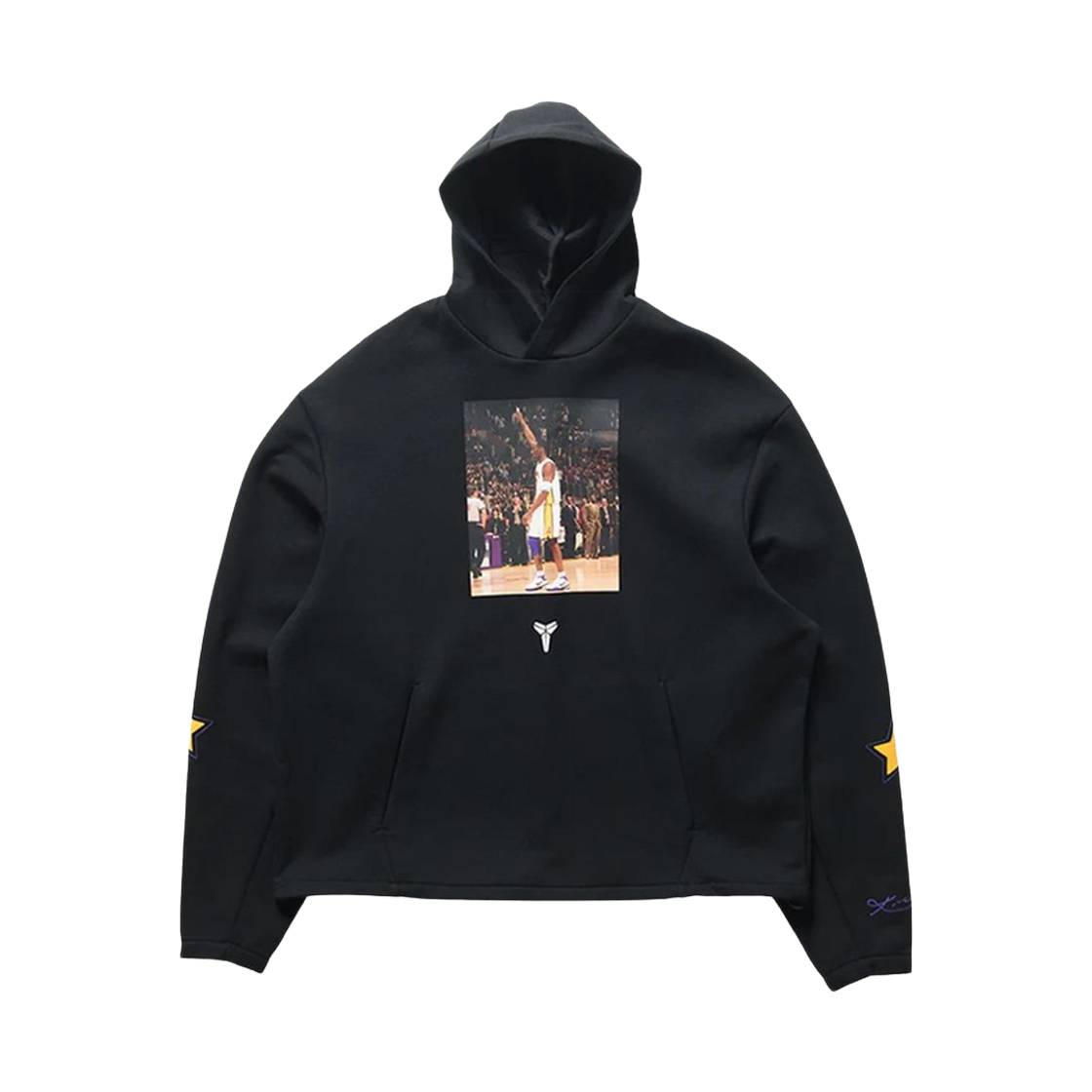 IO9562-010 Nike Kobe Dri-Fit Fleece Pullover Basketball Hoodie Black White - Asia