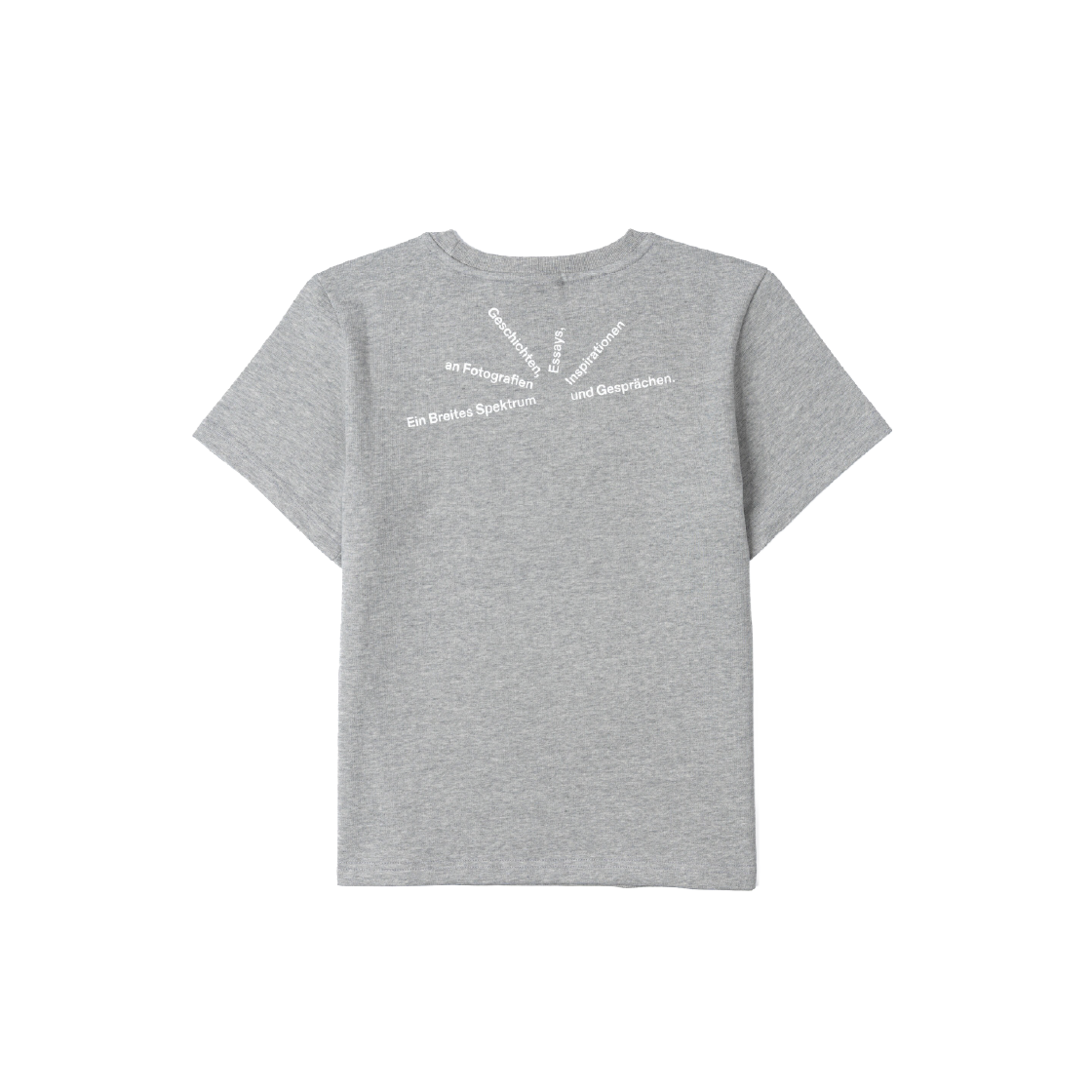 베를린 포토북 디스트리뷰션 W 002 오버뷰 티셔츠 그레이(Berlin Photobook Distribution W 002 Overview Tee Grey) - 2