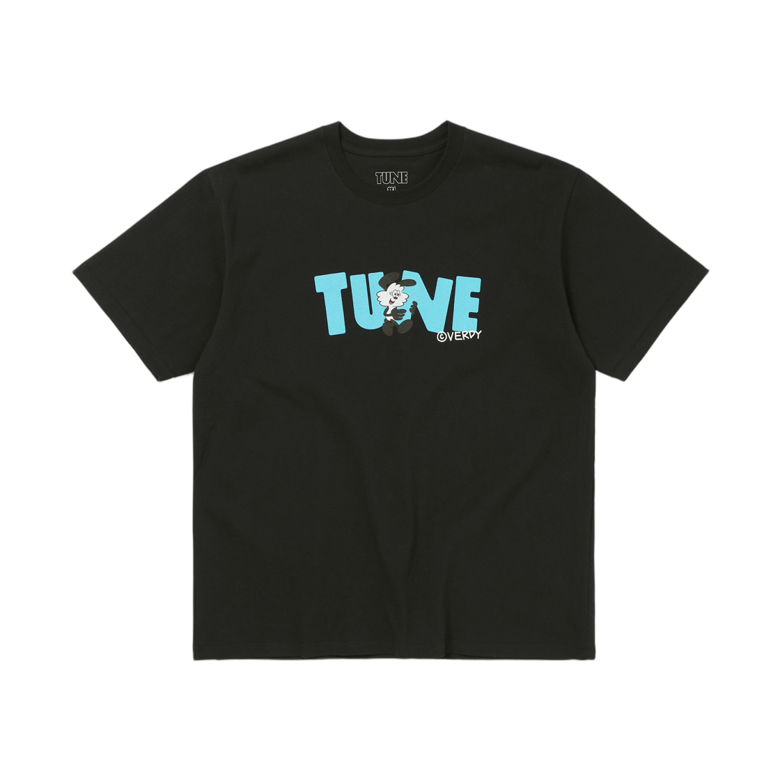 베르디 x 튠 로고 티셔츠 블랙(Verdy x Tune Logo T-Shirt Black)