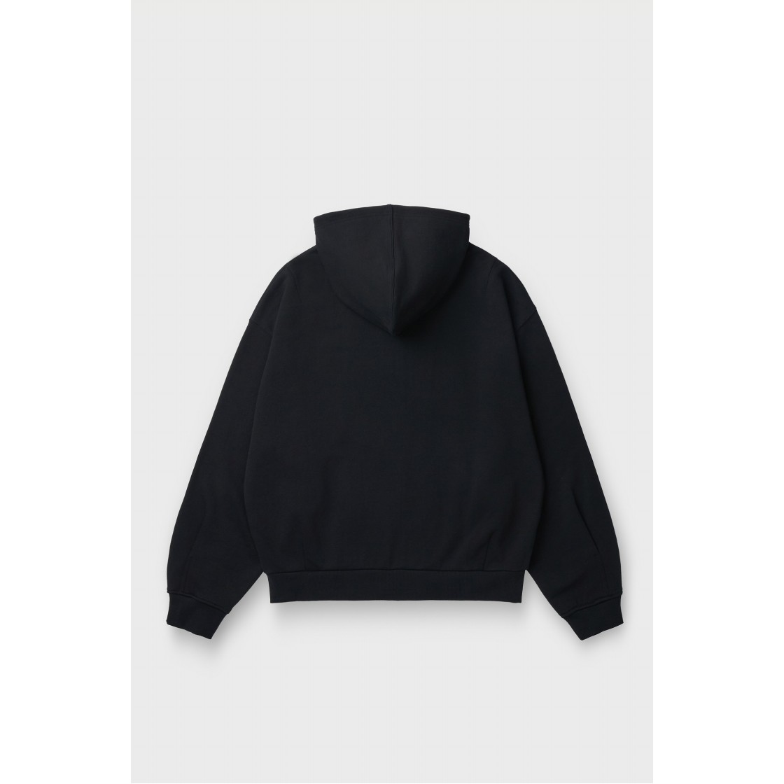 이로 크루슈 베이직 로고 후드 집업 블랙(Iro Cruche Basic Logo Hood Zip-Up Black) - 3