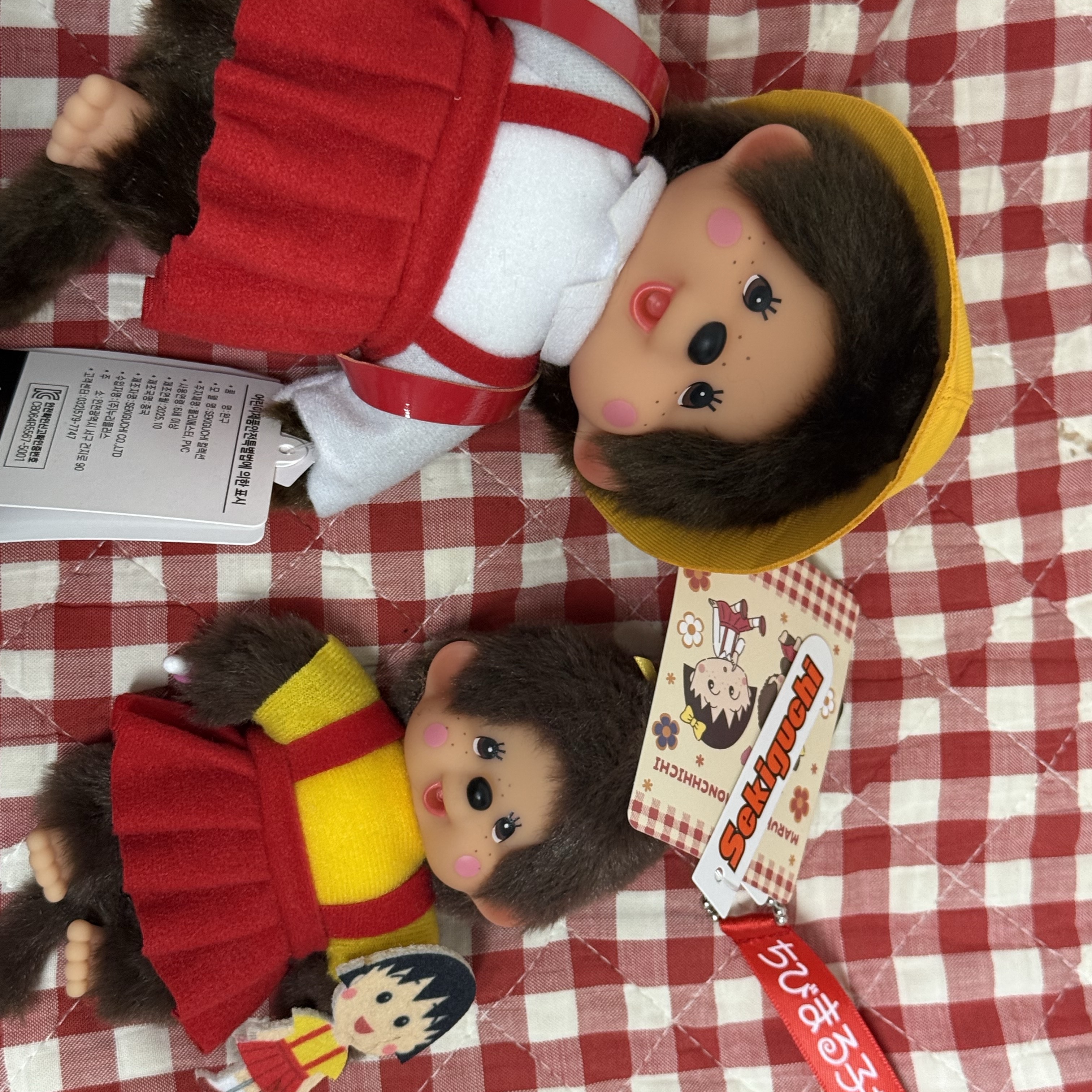 Monchhichi x Chibimaruko-chan S, Monchhichi x Chibimaruko-chan Keychain 착용 스타일