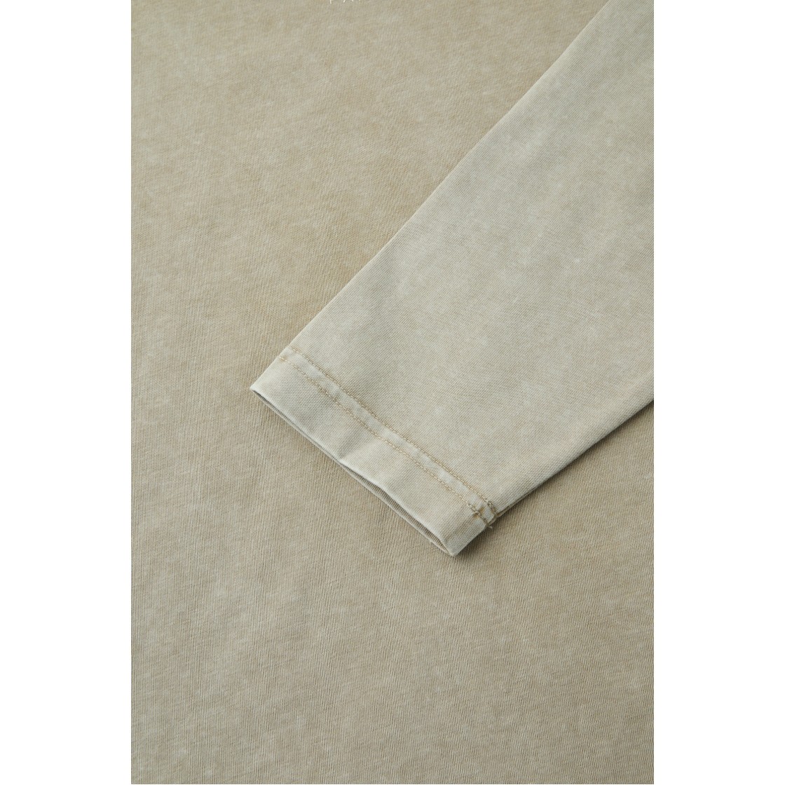 이로 카리스 피그먼트 워시드 로고 롱슬리브 티셔츠 베이지(Iro Caris Pigment Washed Logo Long Sleeve T-Shirt Beige) - 5