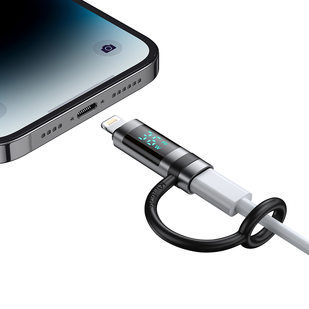 맥도도 포터블 충전속도 디스플레이 C타입 to 8핀 젠더 OT261(Mcdodo Portable USB-C to Lightning Display Power visible Adapter OT261) - 3