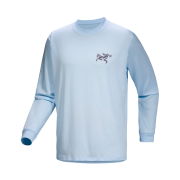 Arc'teryx Kragg SL Cotton Bird Tile LS Shirt Alpine Blue Moondrop