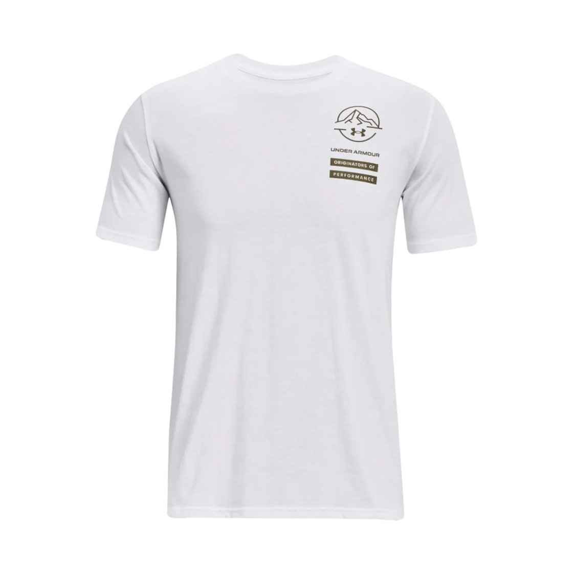 1370191-100 Under Armour OD Mountain Key Camo Short Sleeve T-Shirt White