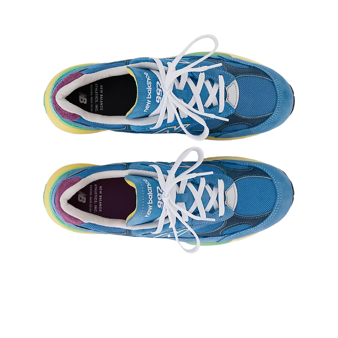 뉴발란스 992 메이드 인 USA 씨 스톤 그린 애플(New Balance 992 Made in USA Sea Stone Green Apple) - 2
