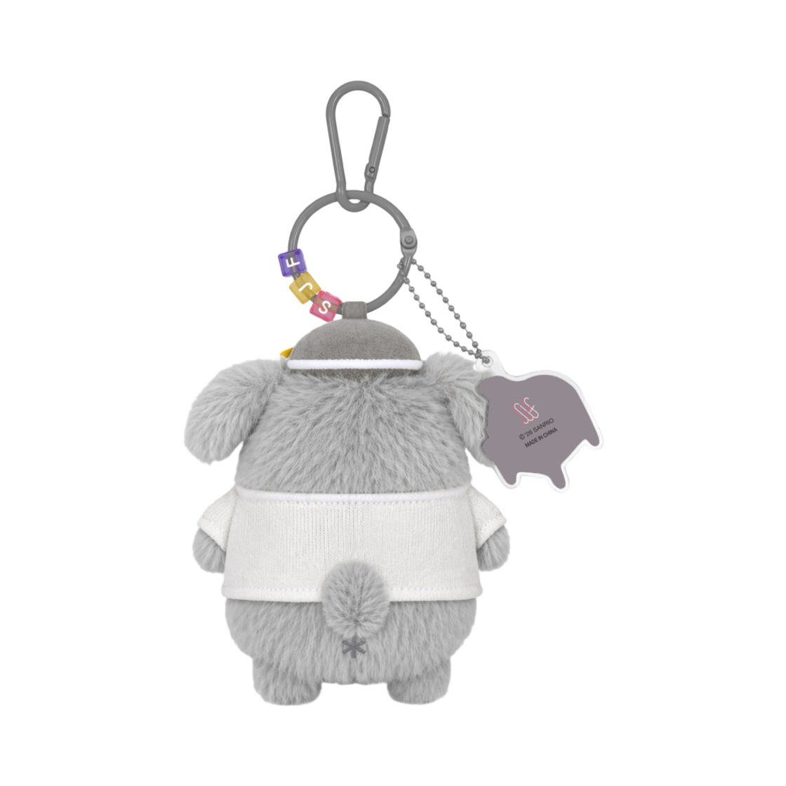 SJF x 폼폼푸린 인형 키링 - 그레이(SJF X POMPOMPURIN PLUSH KEYCHAIN - GRAY) - 2