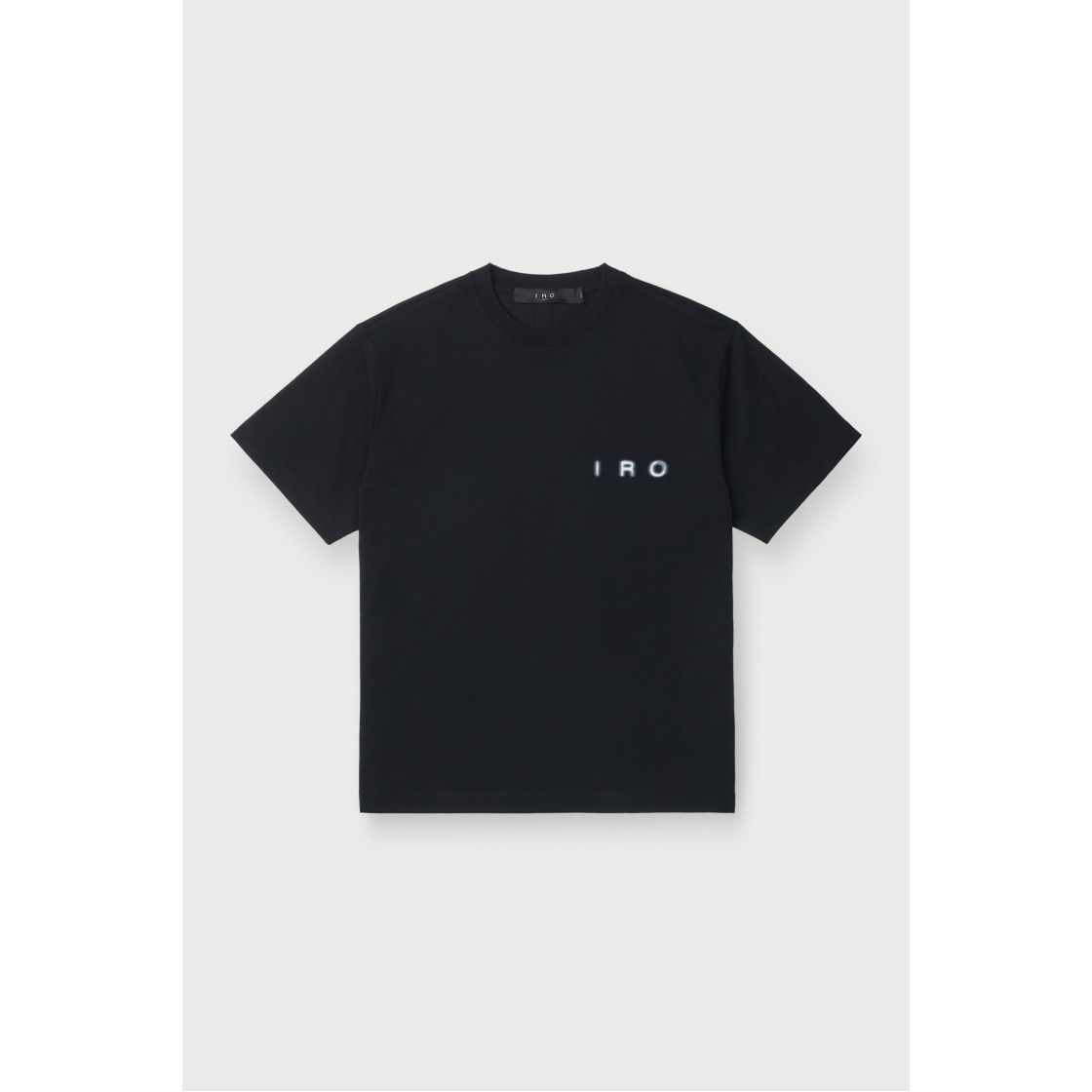 이로 블러 페이드 로고 반팔 티셔츠 블랙(Iro Blur Faded Logo Short Sleeve T-Shirt Black) - 2