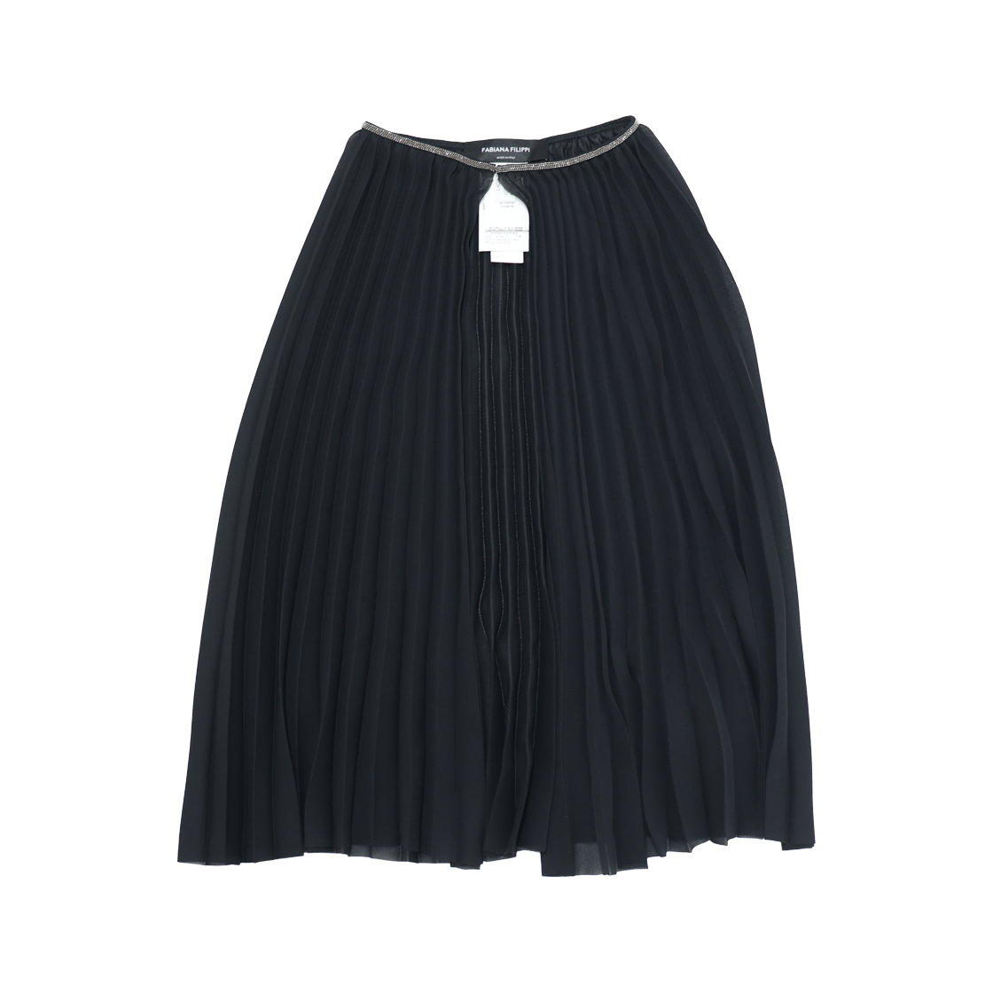 파비아나 필리피 쉬폰 케이프 블랙(Fabiana Filippi Chiffon Cape - Black)