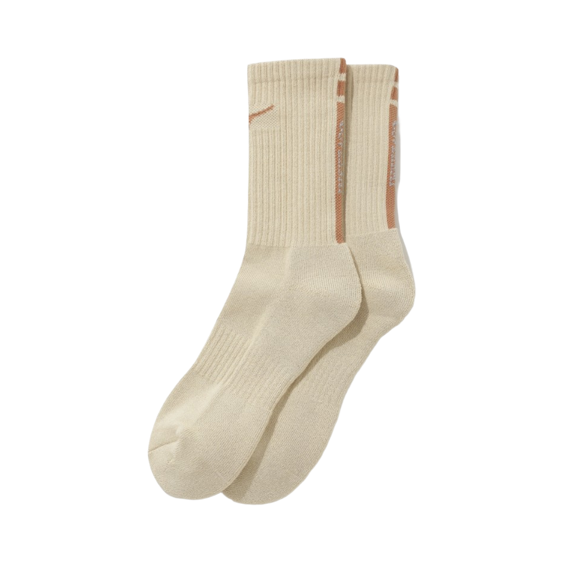 커버낫 x 미즈노 리플렉티브 쿠셔닝 삭스 베이지(Covernat x Mizuno Reflective Cushioning Socks Beige)