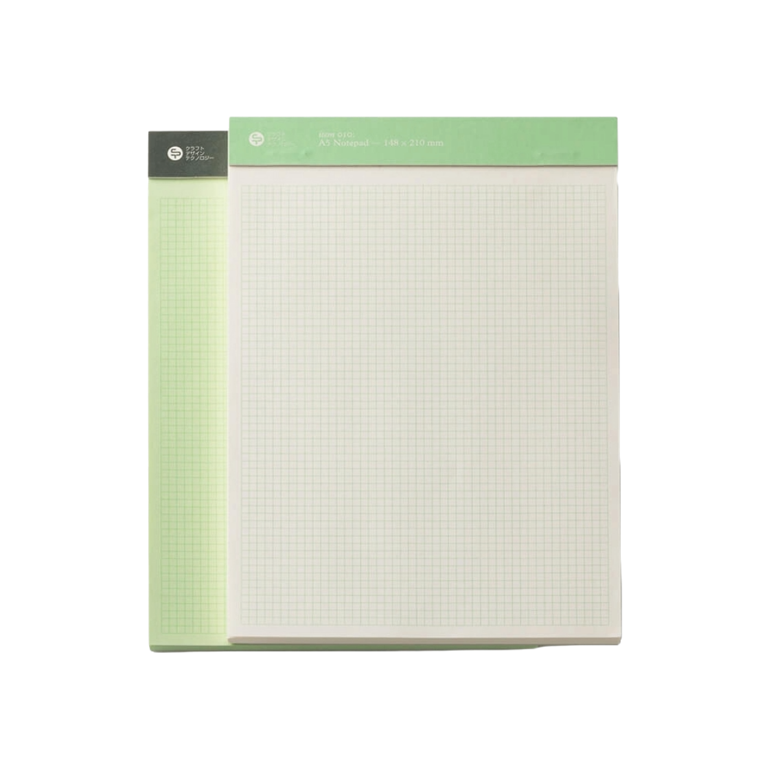 940NIPH3010SET CRAFT DESIGN TECHNOLOGY A5 Notepad Pale Green Dark Green