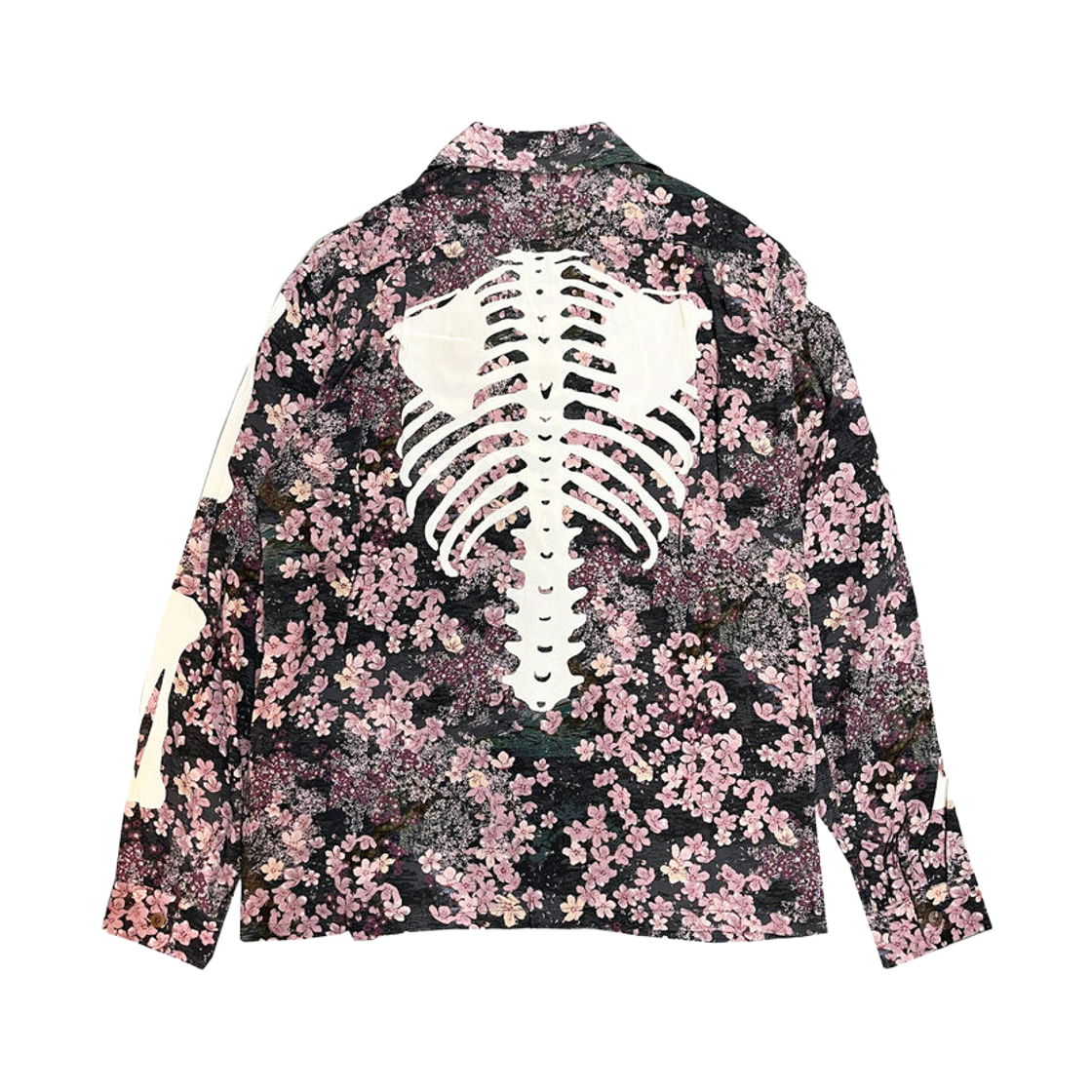 캐피탈 레이온 사쿠라 본 랭글 칼라 셔츠 다크 그레이(Kapital Rayon Sakura Bone Wrangle Collar Shirt Dark Gray) - 2