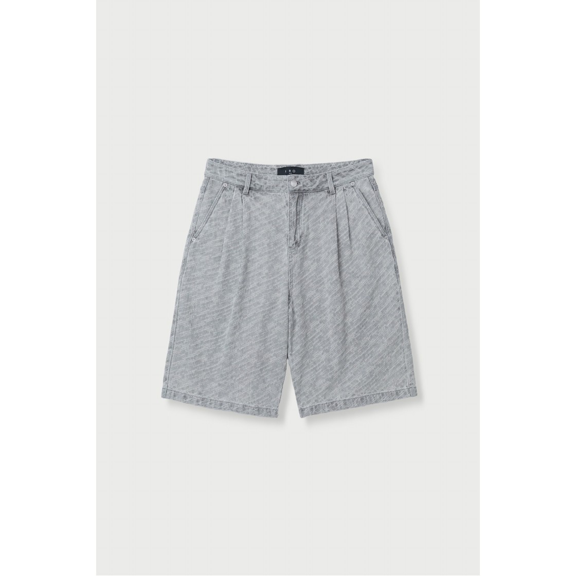 이로 칼리오팔 투 핀턱 라이트 데님 숏 팬츠 그레이(Iro Caliopal Two-Pintuck Light Denim Short Pants Gray) - 2