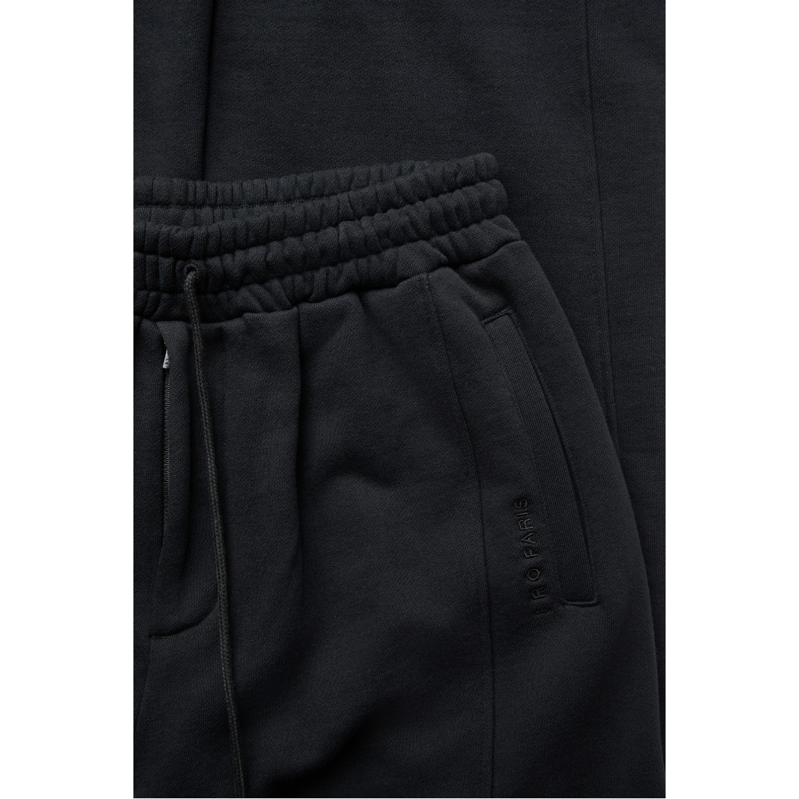 이로 플라콘스 베이직 로고자수 스웨트 팬츠 블랙(Iro Flacons Basic Logo Embroidered Sweatpants Black) - 6