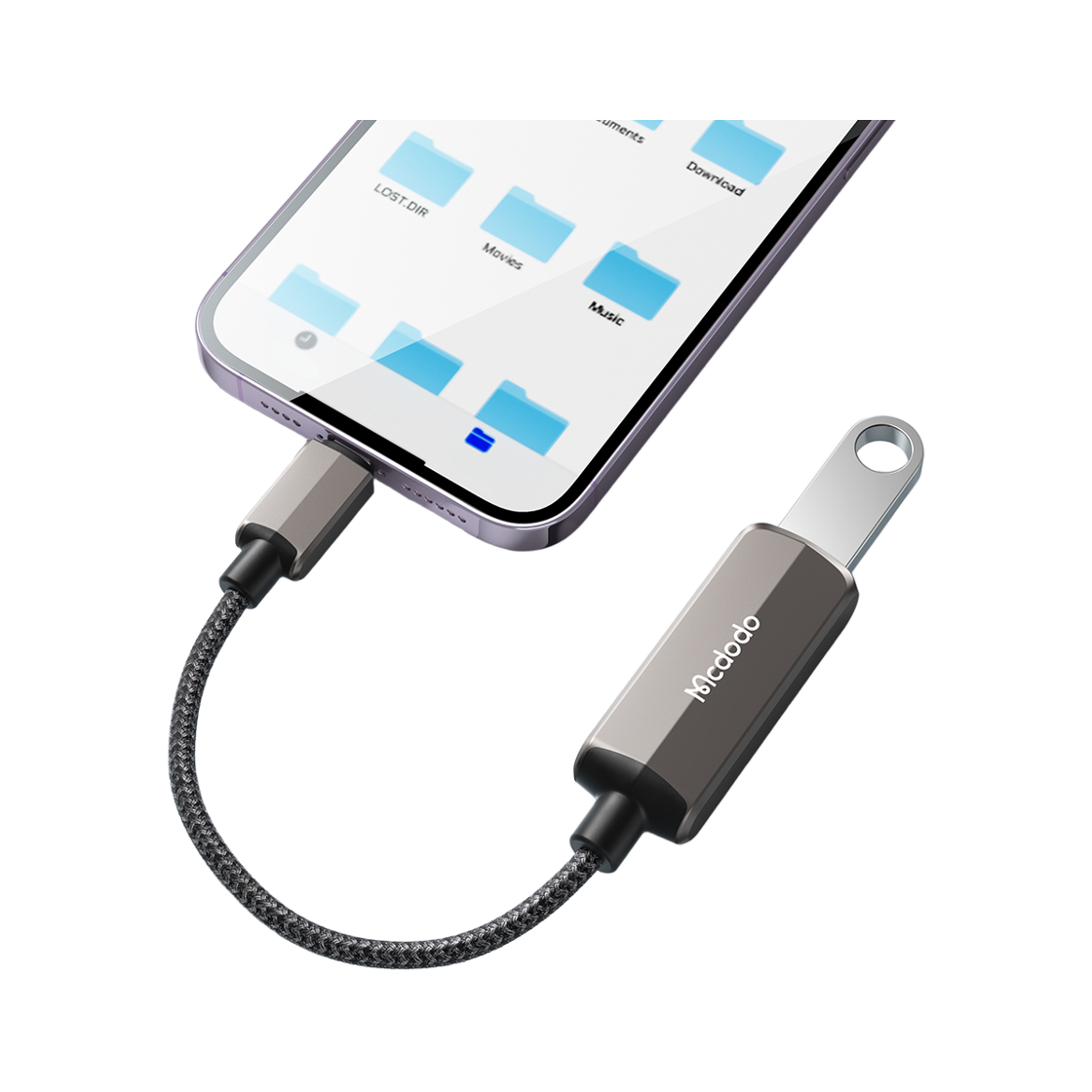 맥도도 2in1 라이트닝 8핀 충전 + USB-A OTG 듀얼젠더 CA269(Mcdodo 2in1 Lightning Charging + OTG Convertor CA269) - 5