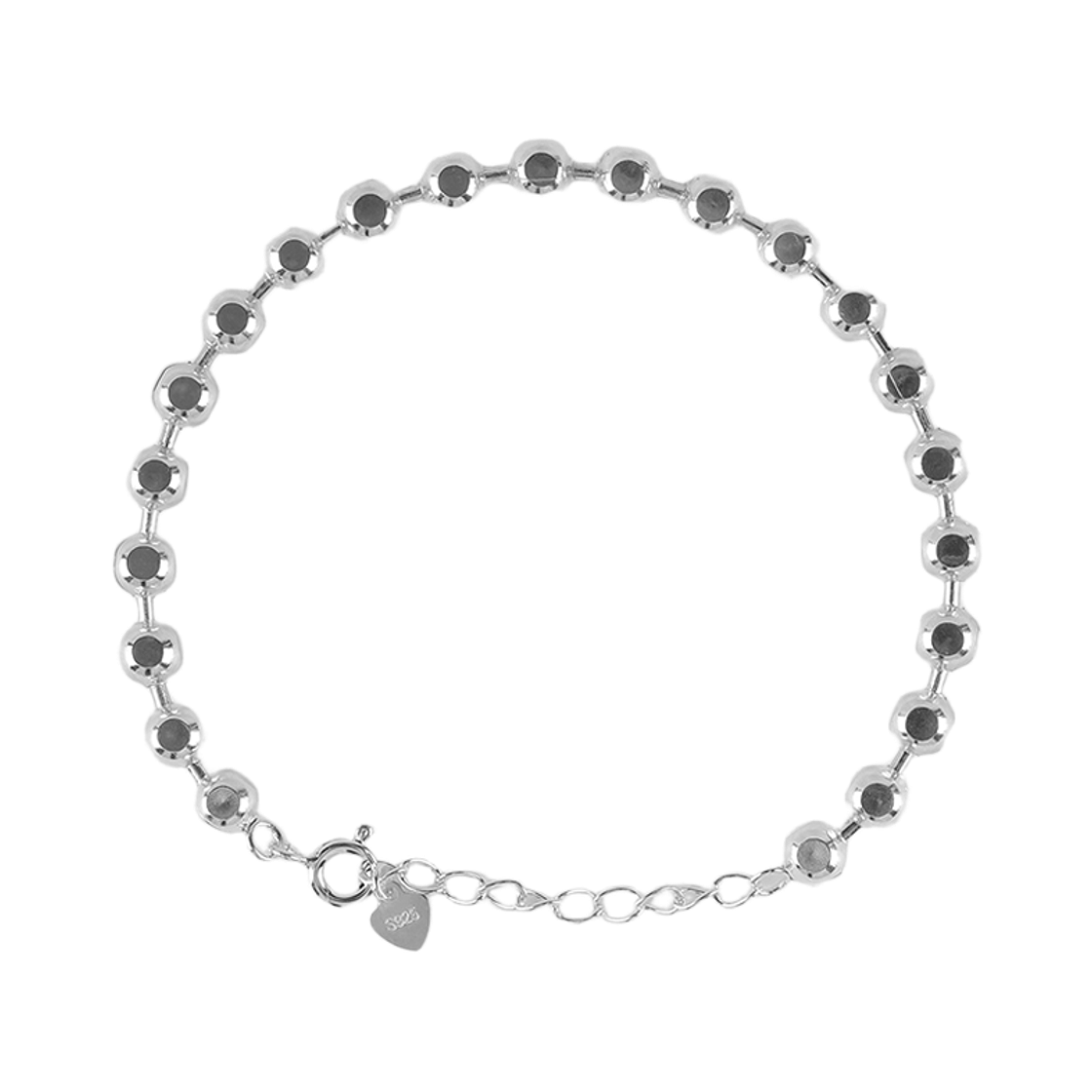 쿼르코어 #7309 실버92.5 브레이슬릿(Quarqor #7309 silver92.5 Bracelet) - 1